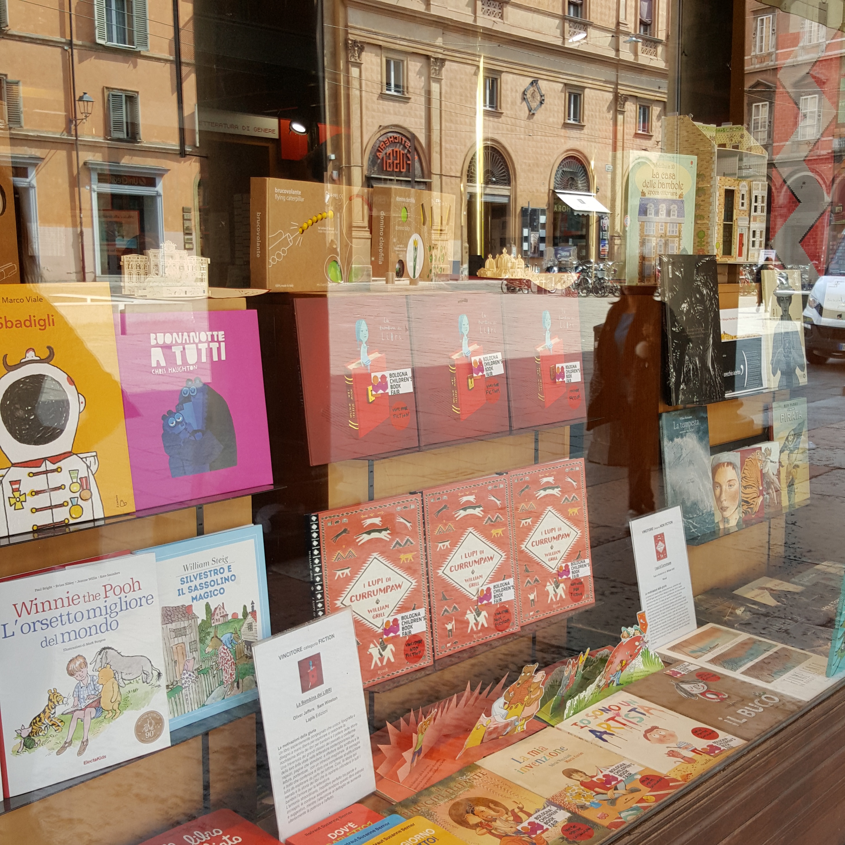 Księgarnia dla dzieci w Bolonii